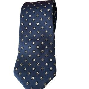 Roos Brothers California Navy men’s tie Vintage 59 X 3 inches hand made all silk